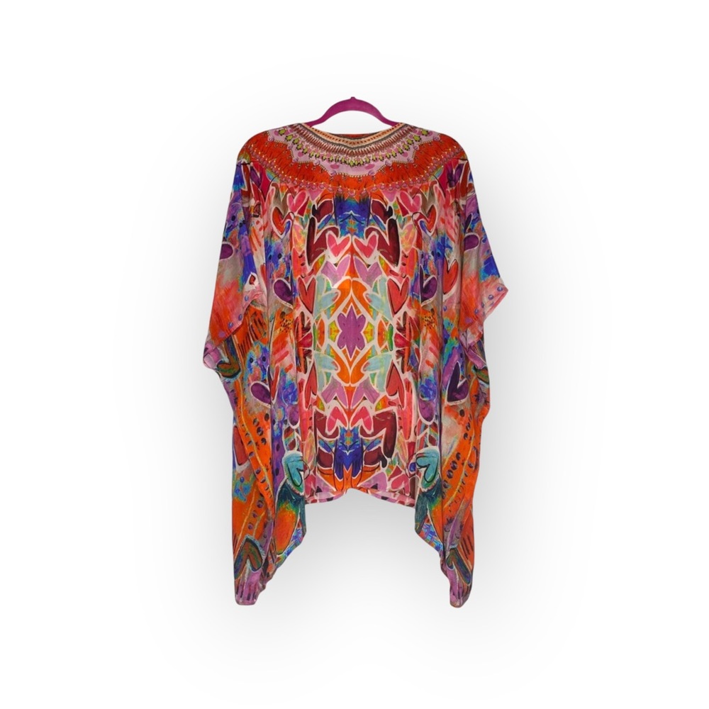 new Shahida Parides ꕥ 4Ways to Wear Silk Butterfly Kaftan ꕥ Tunic Top or Dress - Picture 4 of 17